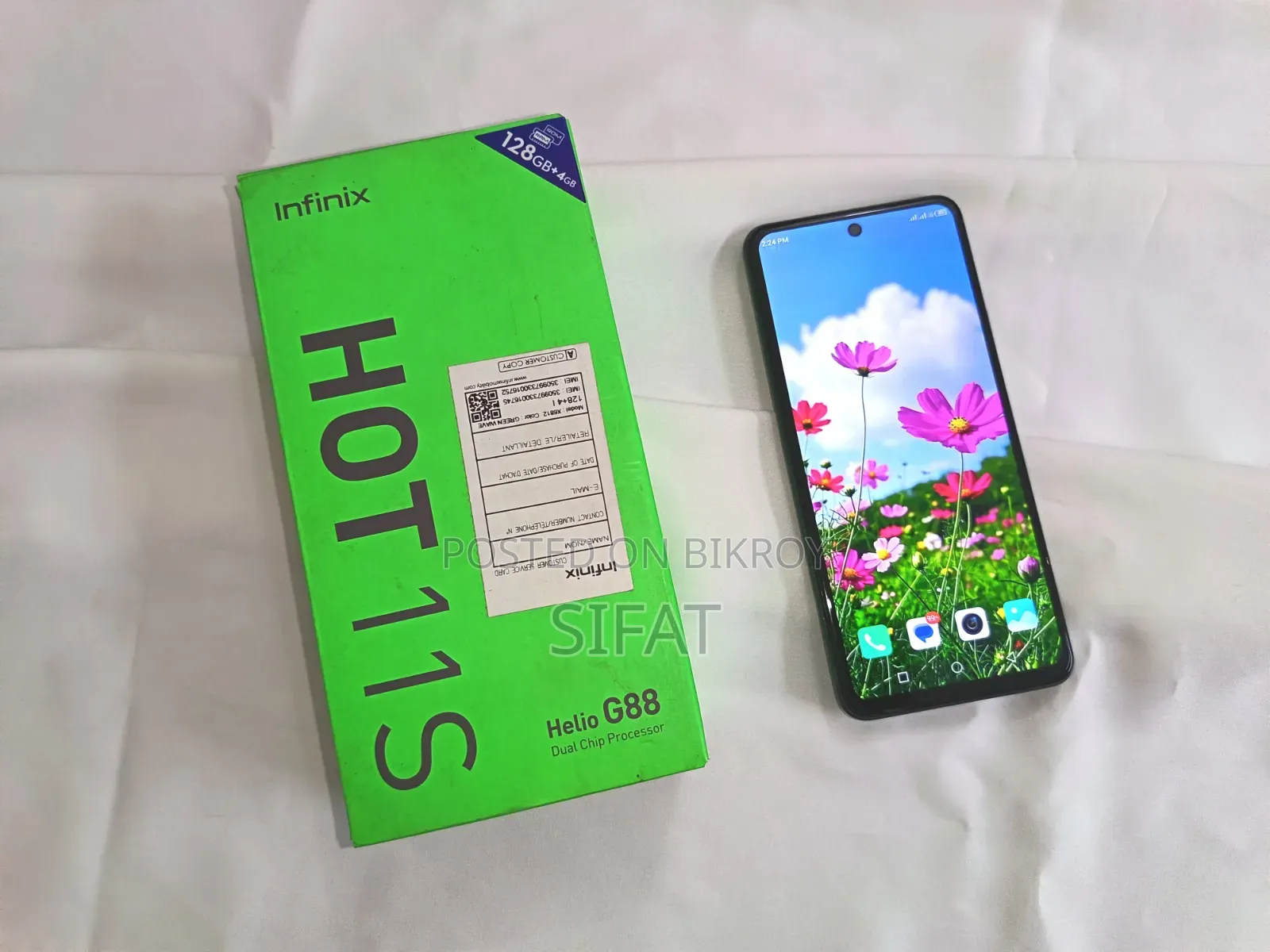 Infinix Hot 11s 128 GB Green
