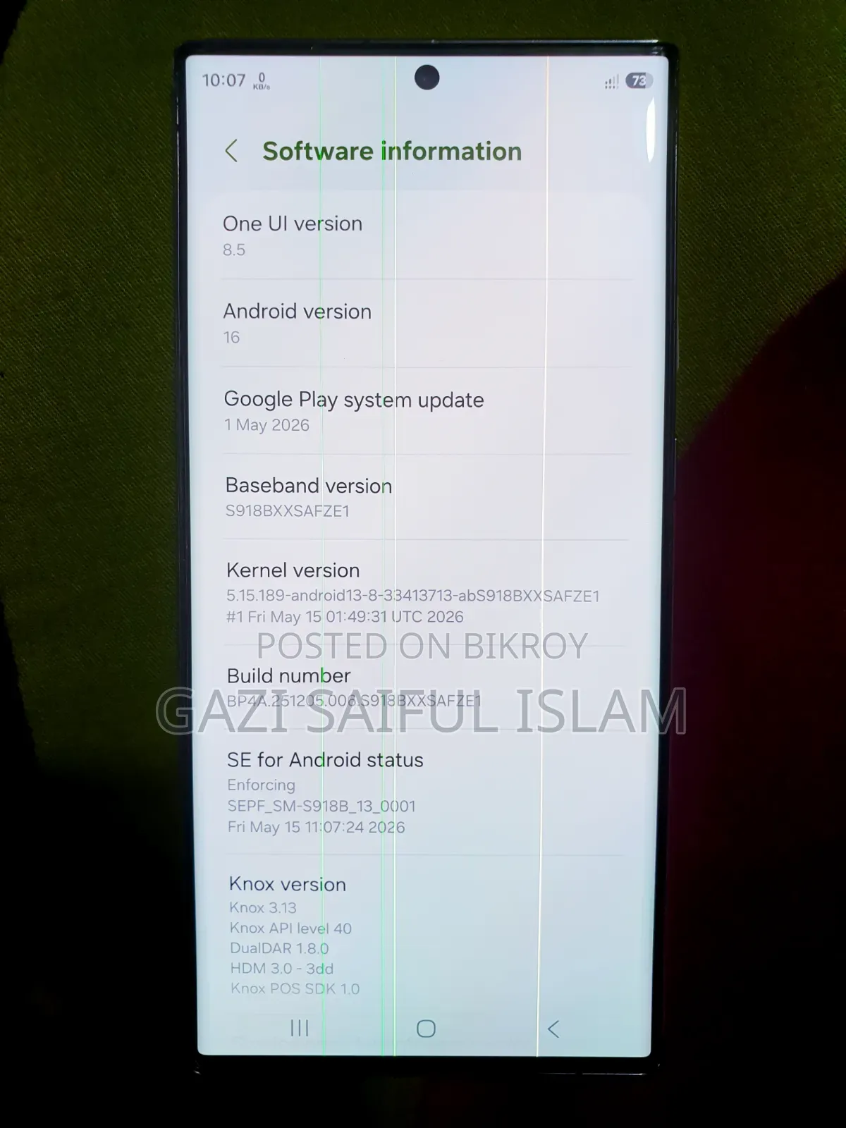 Samsung Galaxy S23 Ultra 256 GB Green