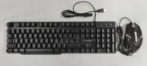 T-wolf Tf200 Rainbow Backlit Wired Gaming Keyboard & Mouse Combo