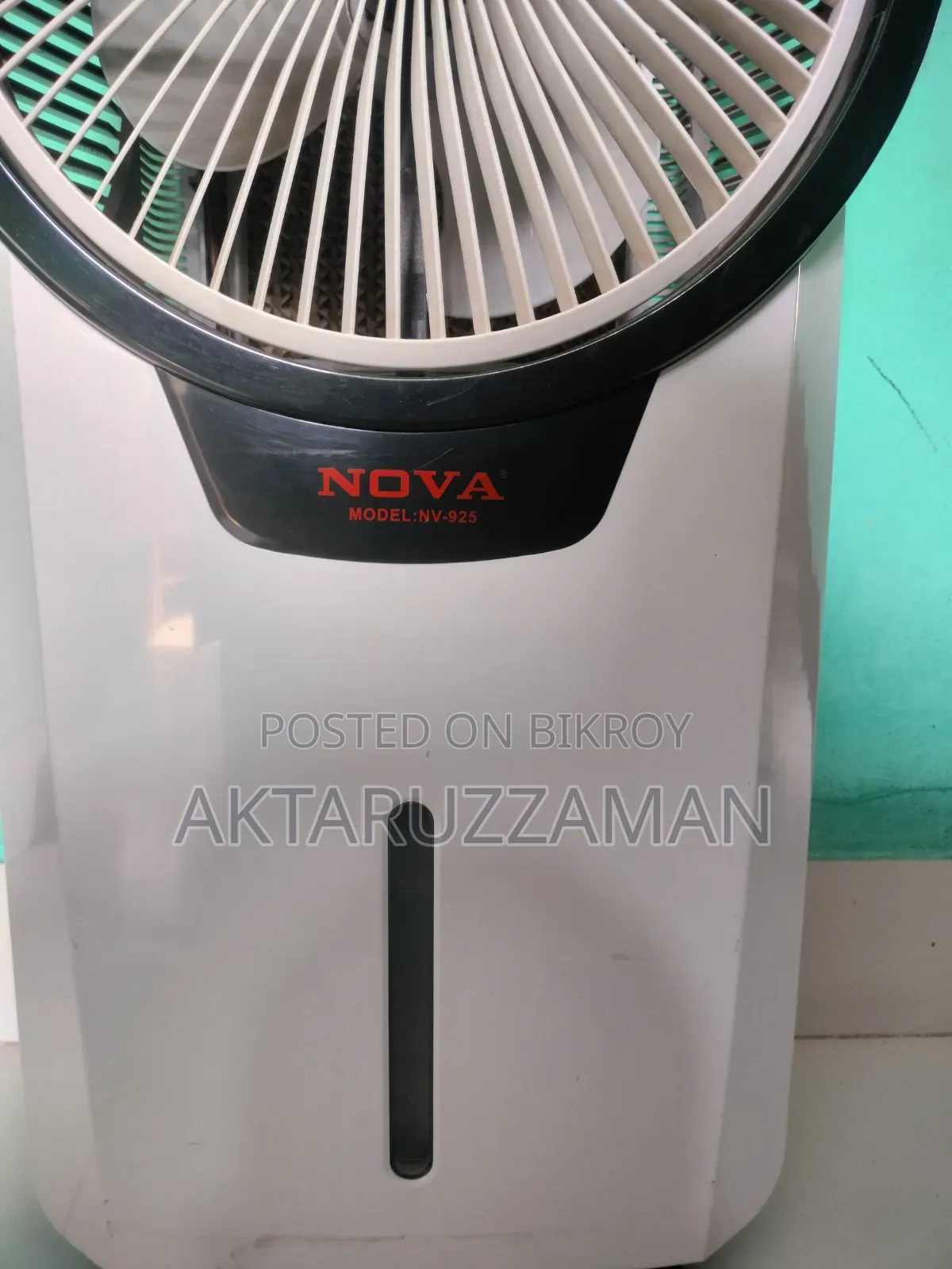 Nova Air Cooler Rechargeable Fan