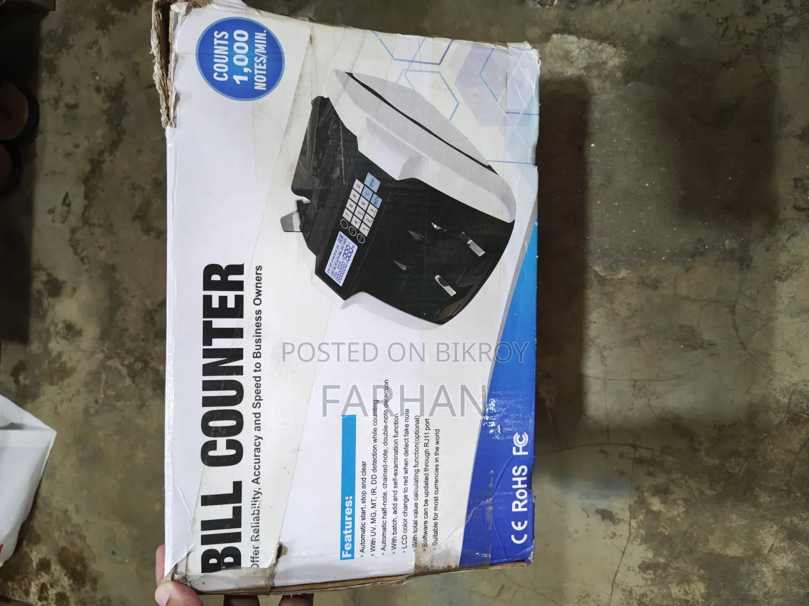 Safescan S20 Money Counting Machine With Fake Note Detector
