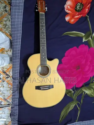 Axe Ag-48c Natural-100% Authentic Axe Pure Acoustic Guitar