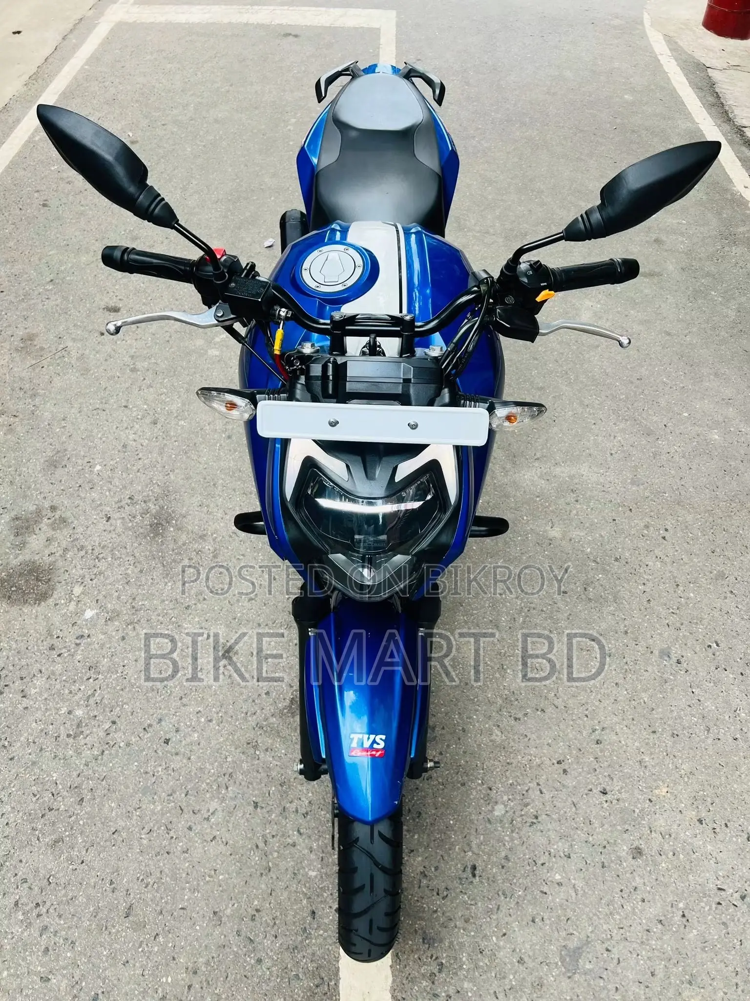 TVS Apache RTR 160 4V 2023 Blue