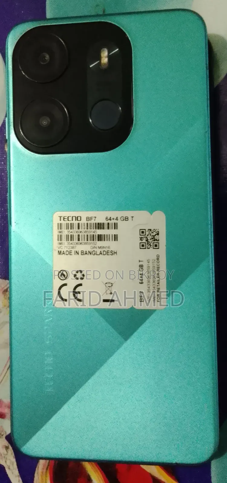 Tecno Spark Go 64 GB Blue