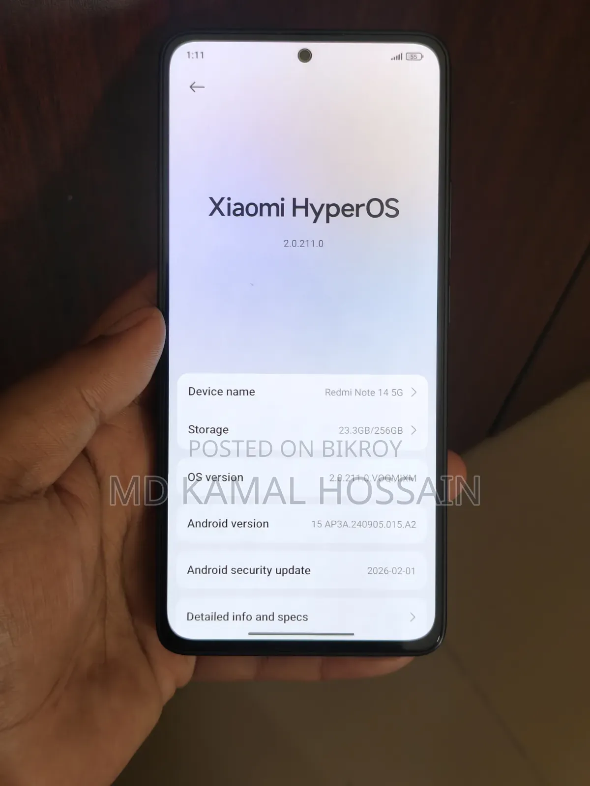 Xiaomi Redmi Note 14 5G 256 GB