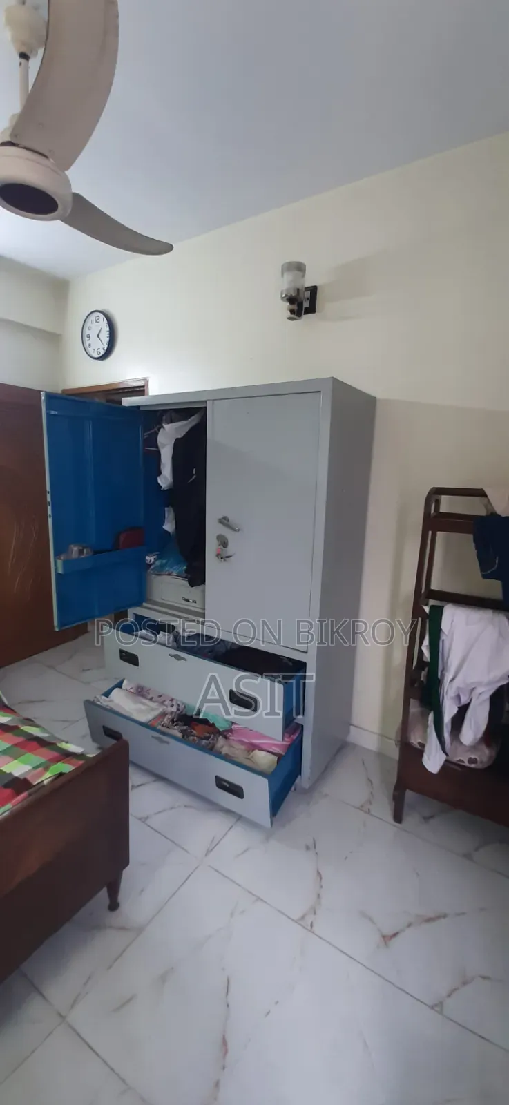 A steel wardrobe for sale