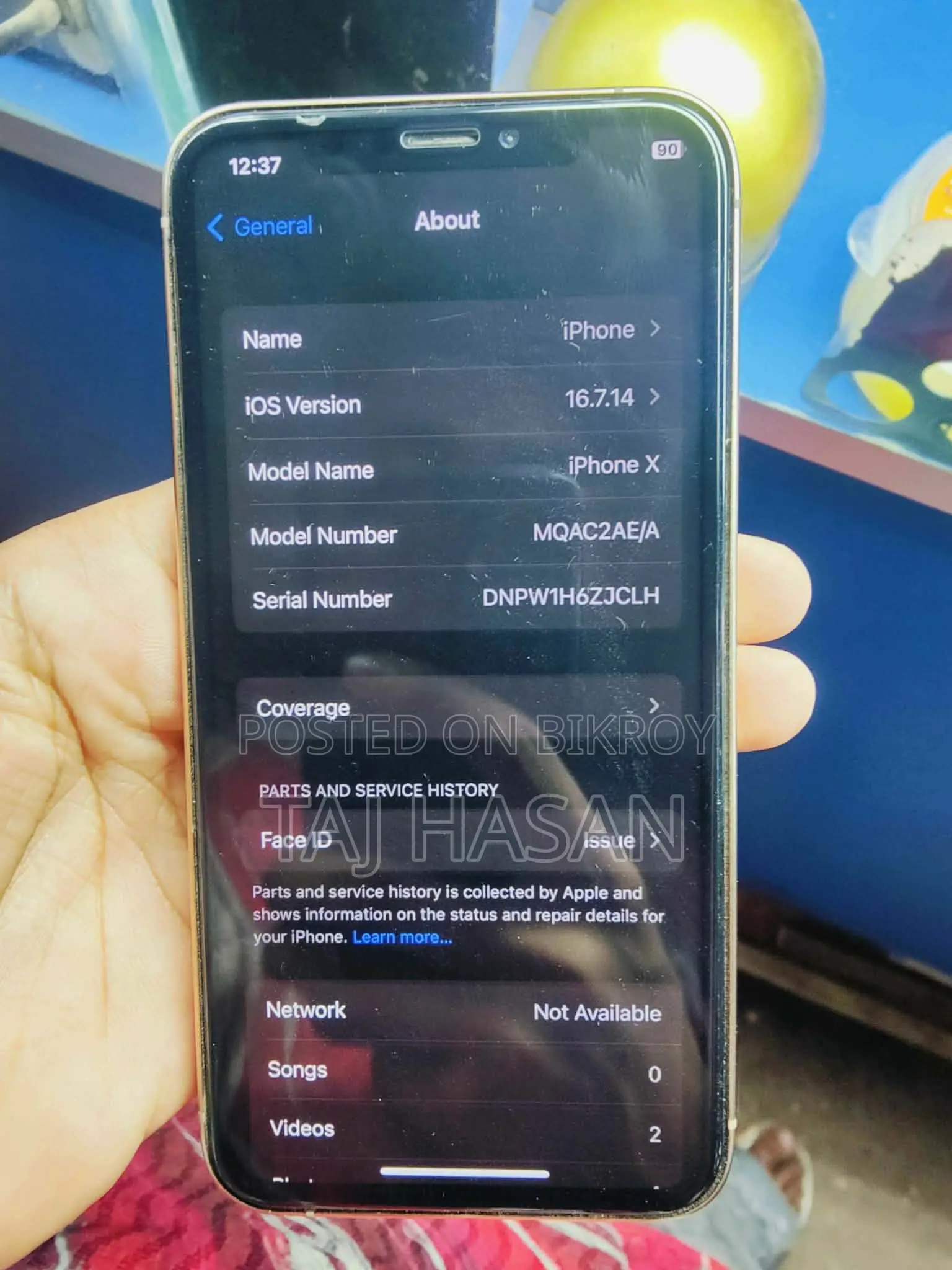 Apple iPhone X 64 GB Gold