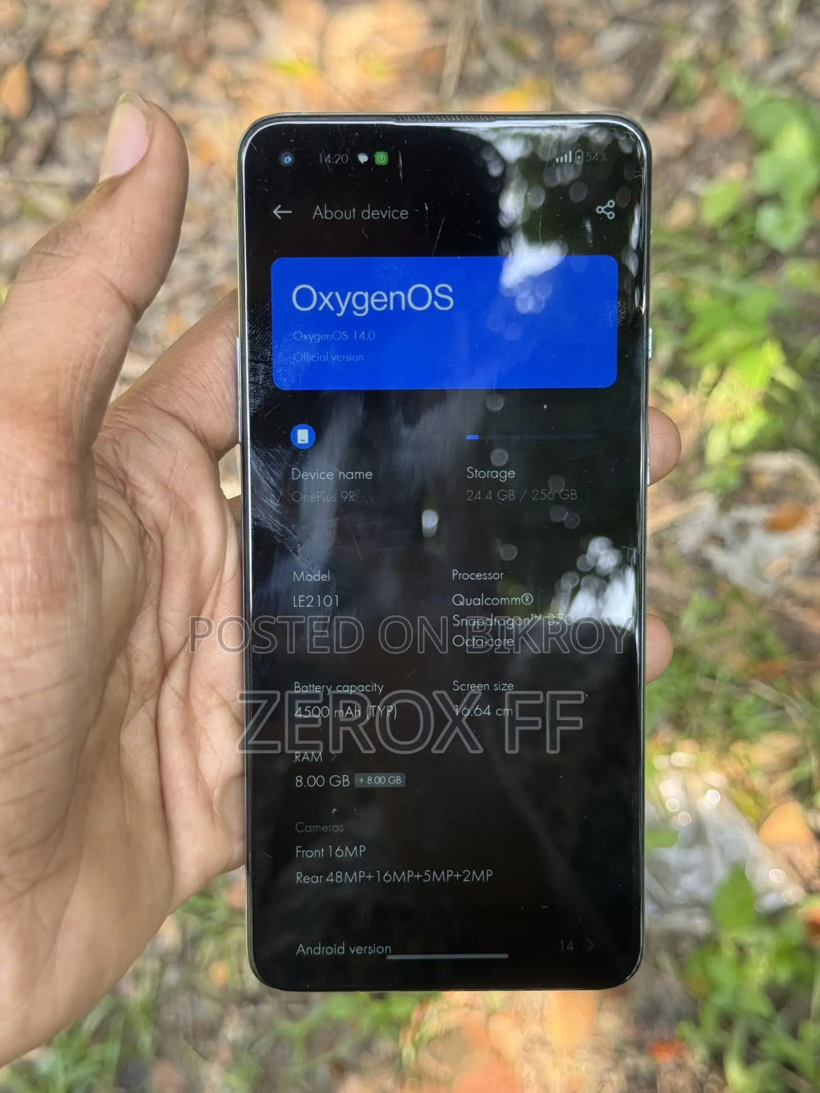 OnePlus 9R 256 GB Blue