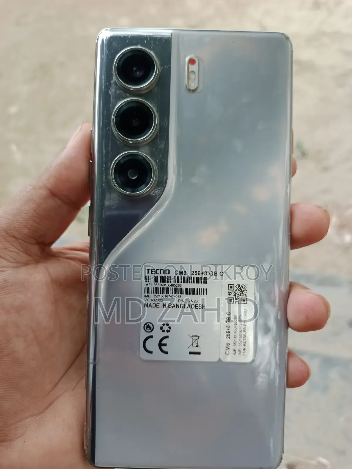 Tecno Camon 40 Pro 4G 256 GB Gray