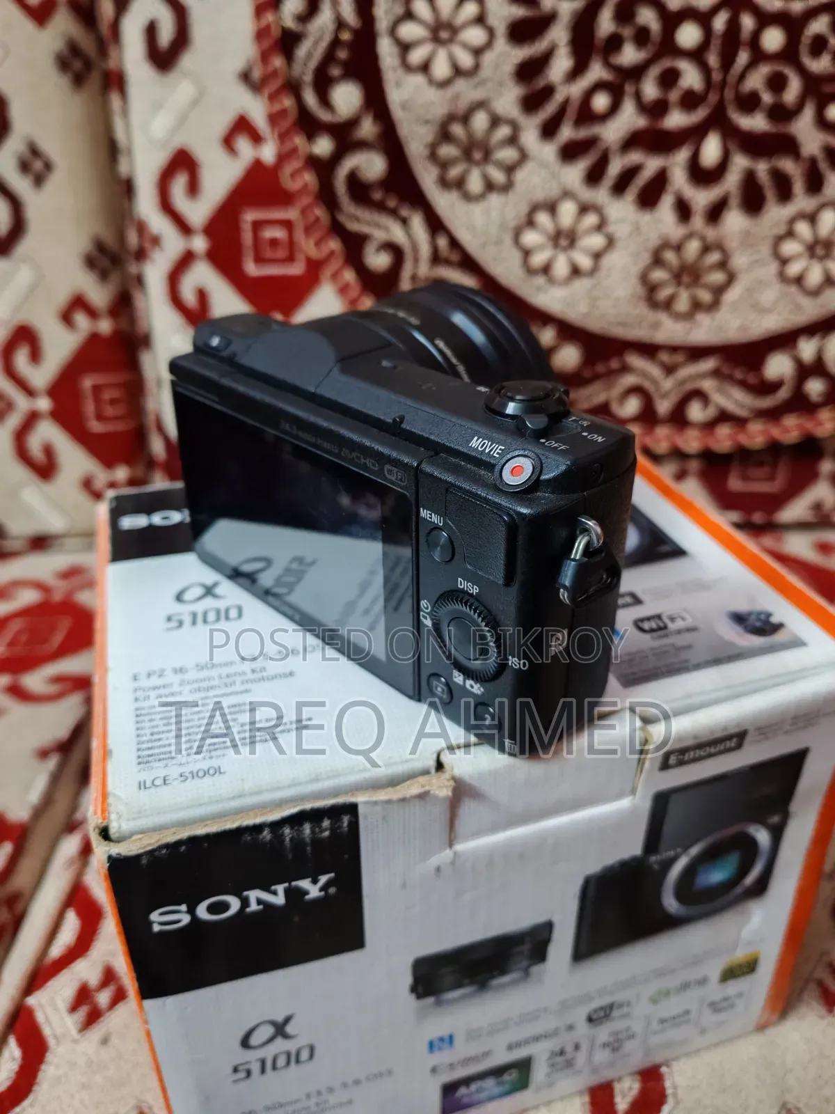 Sony A5100 16-50mm Kit Lens With Box Type-C Battery, 32 Gb Sd Card