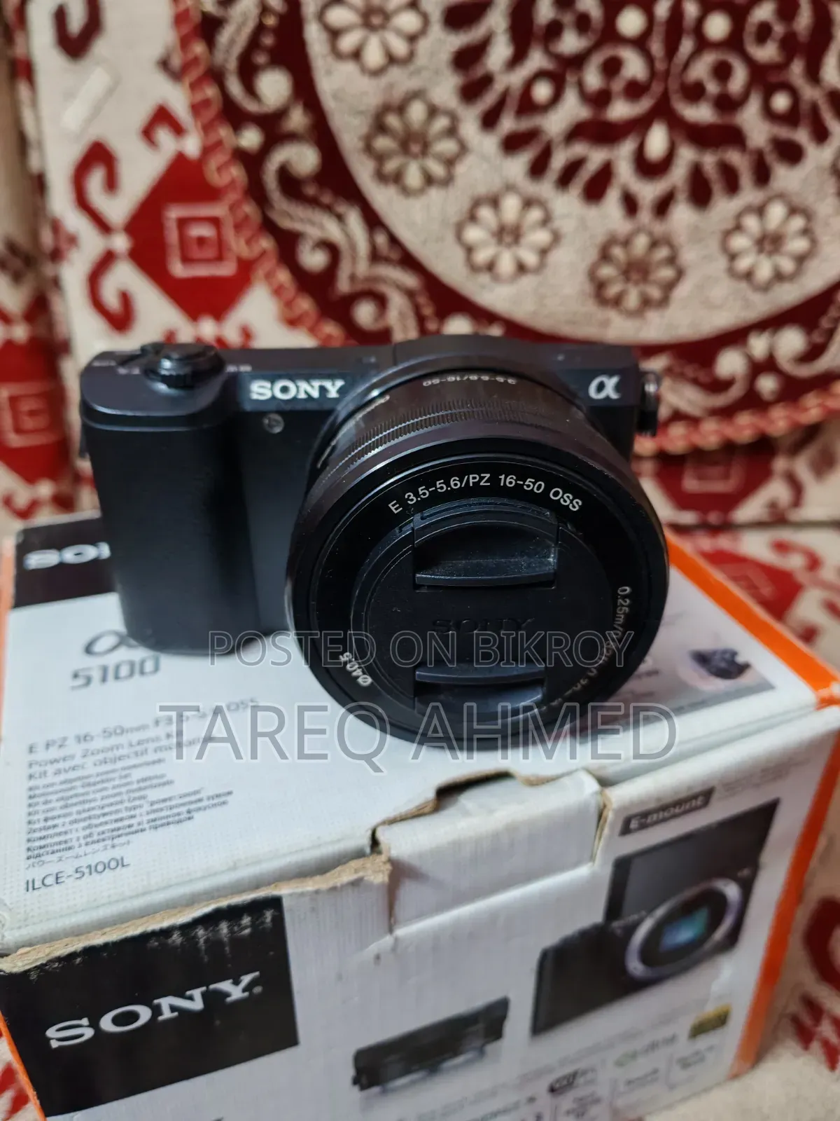 Sony A5100 16-50mm Kit Lens With Box Type-C Battery, 32 Gb Sd Card