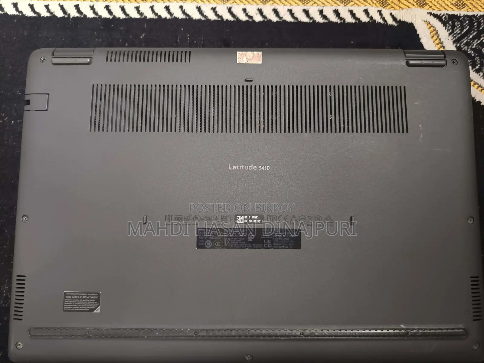 Laptop Dell Latitude 3410 8GB Intel Core I3 SSD 256GB
