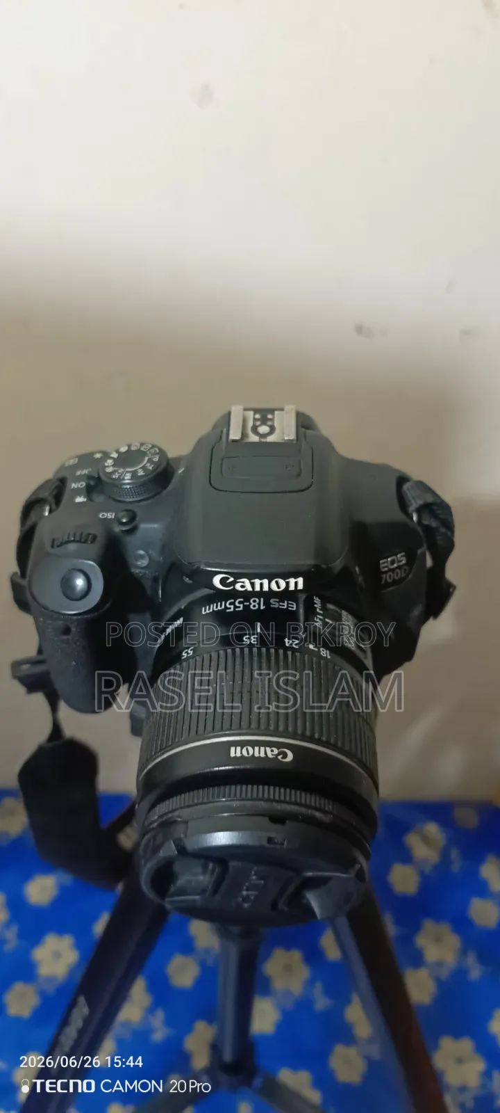 Canon 700D Camera Autofocus Touchscreen