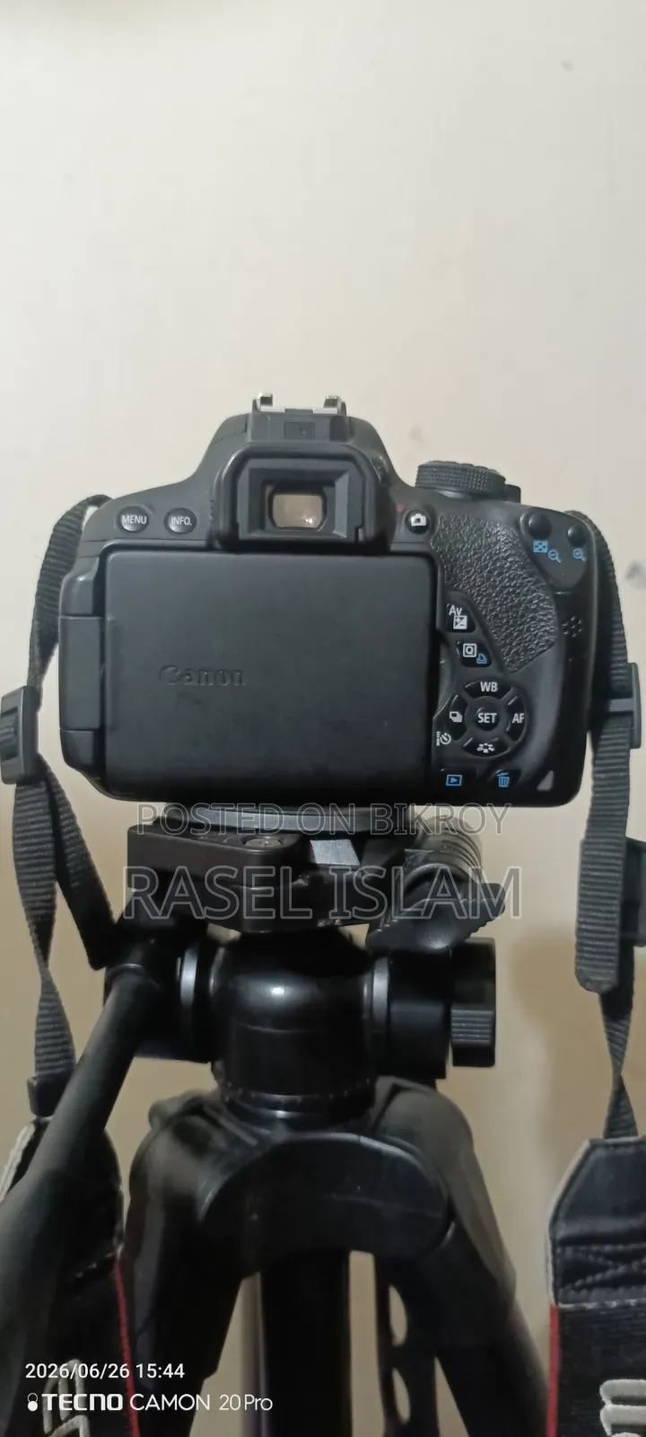 Canon 700D Camera Autofocus Touchscreen