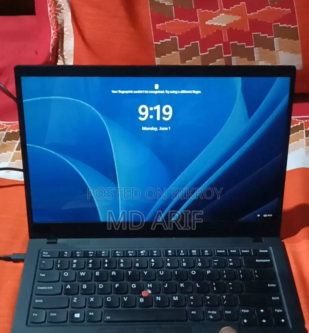 Laptop Lenovo ThinkPad X1 Carbon 16GB Intel Core i5 SSD 512GB