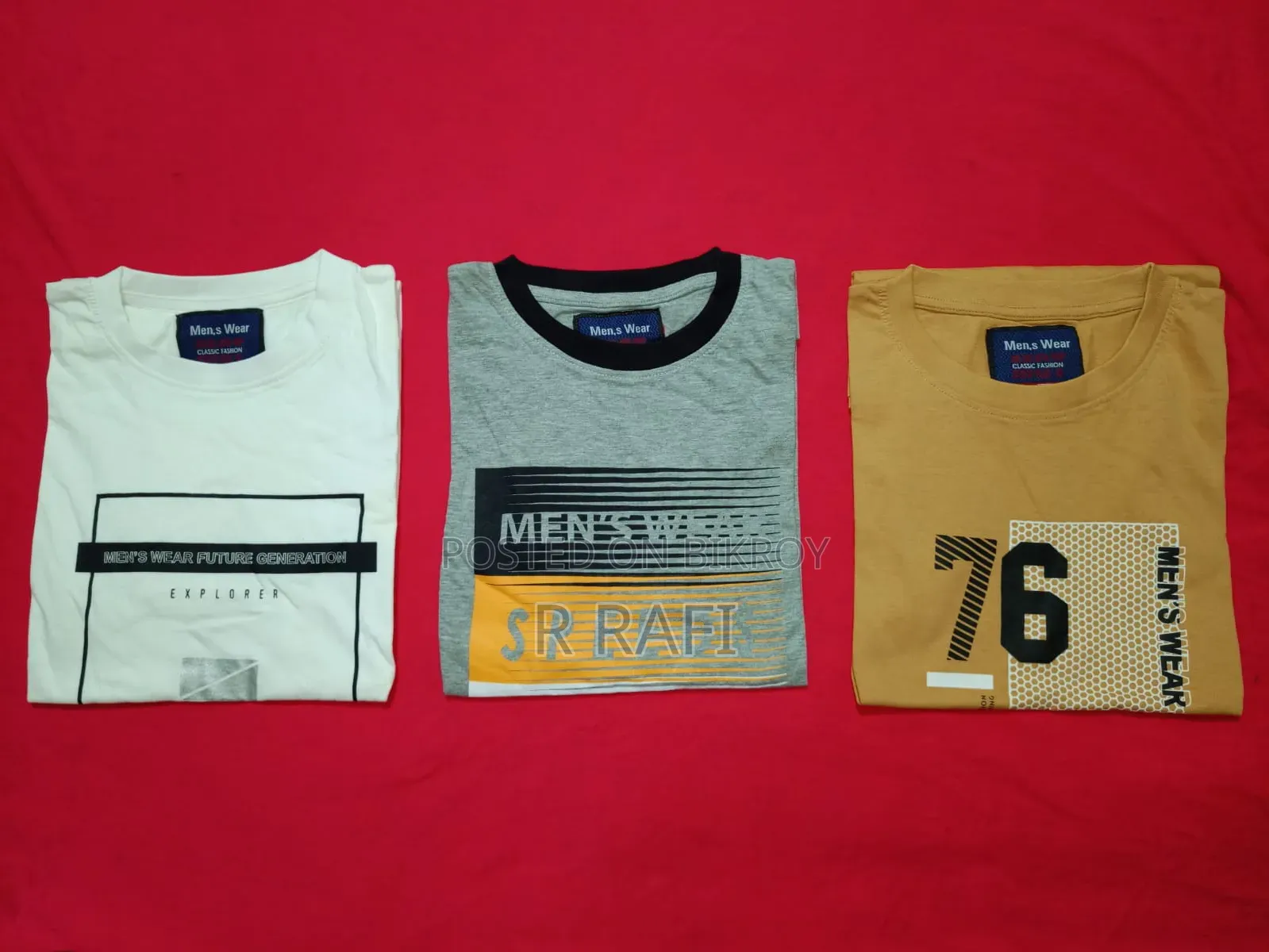 T-Shirt for Men 100% Cotton 180gsm