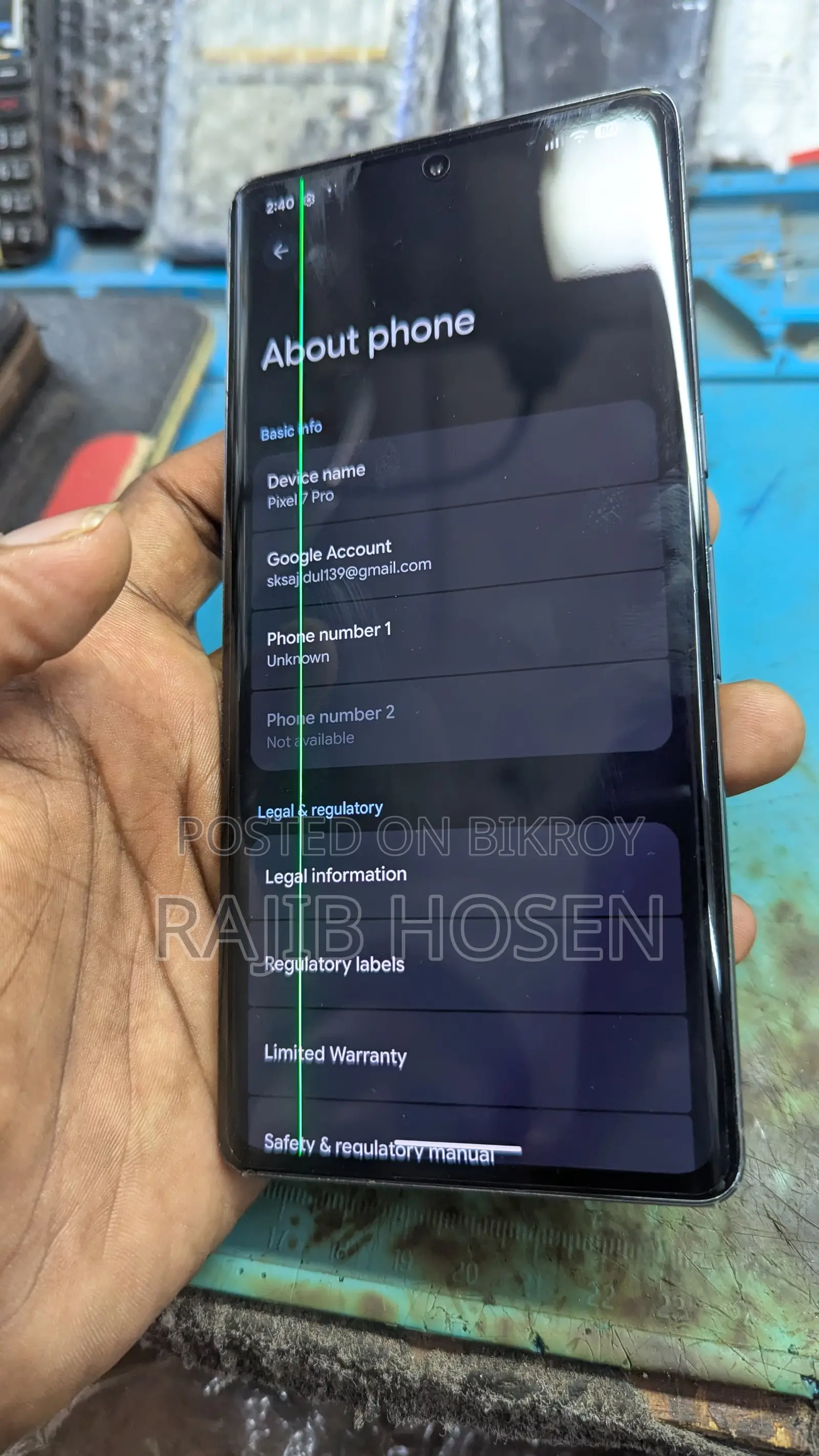 Google Pixel 7 Pro 128 GB Black