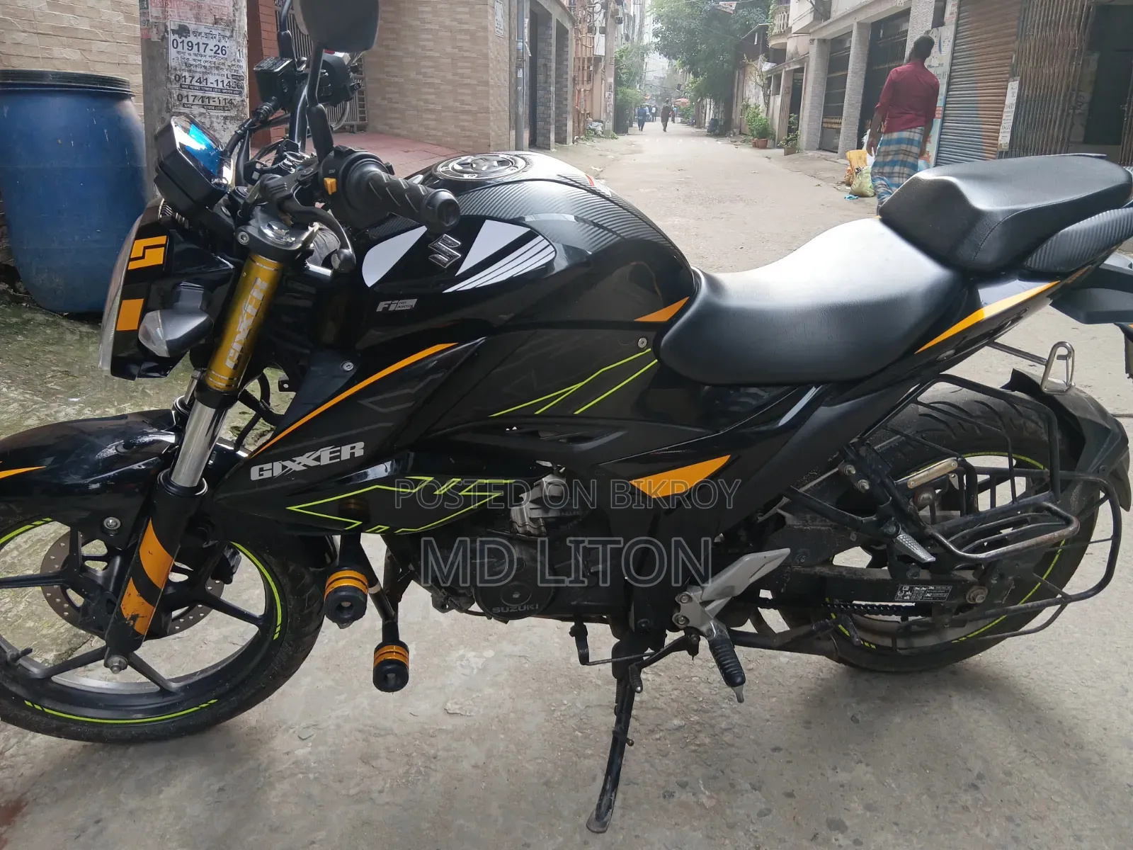 New Suzuki Gixxer SF FI 2024 Black