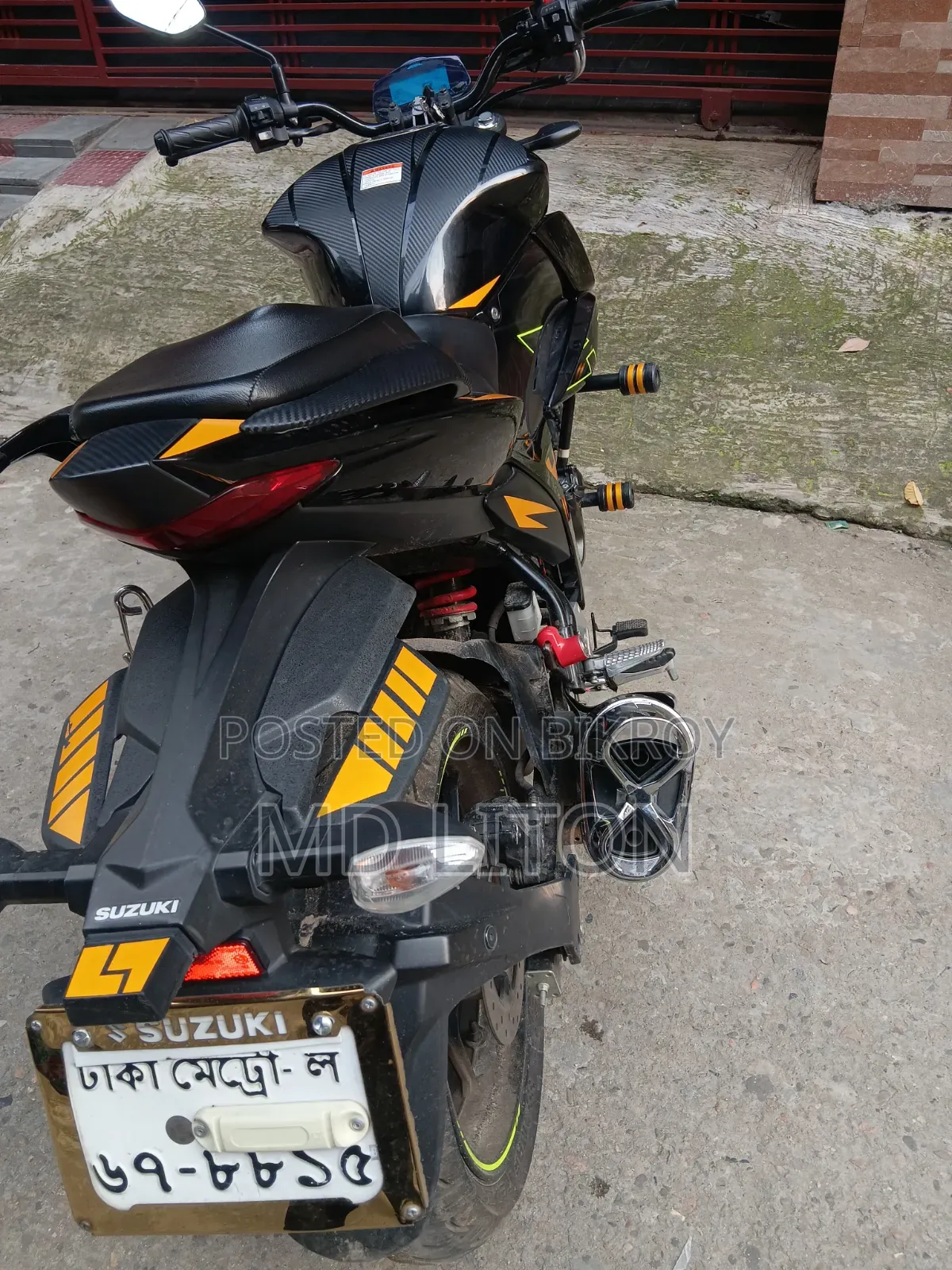 New Suzuki Gixxer SF FI 2024 Black