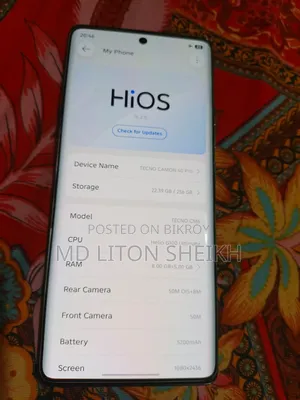 Tecno Camon 40 256 GB Purple