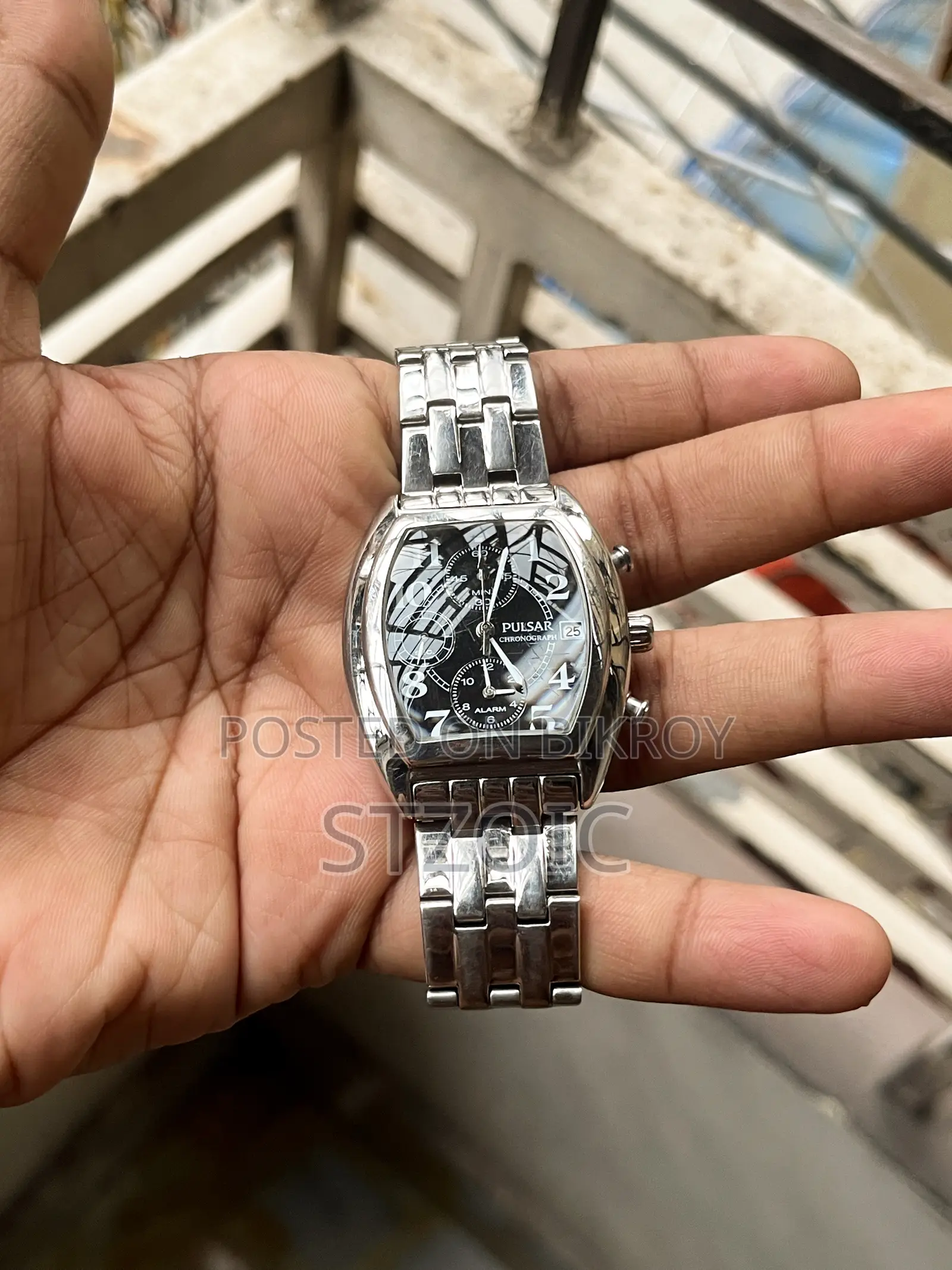 Seiko 7t62a Movement Pulsar Chronograph Men's Watch