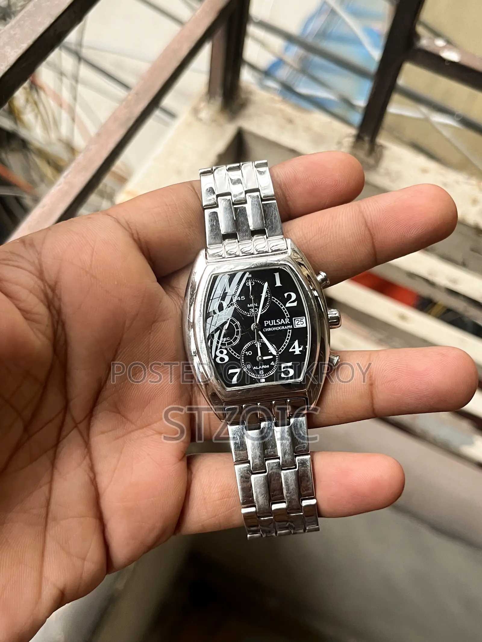 Seiko 7t62a Movement Pulsar Chronograph Men's Watch