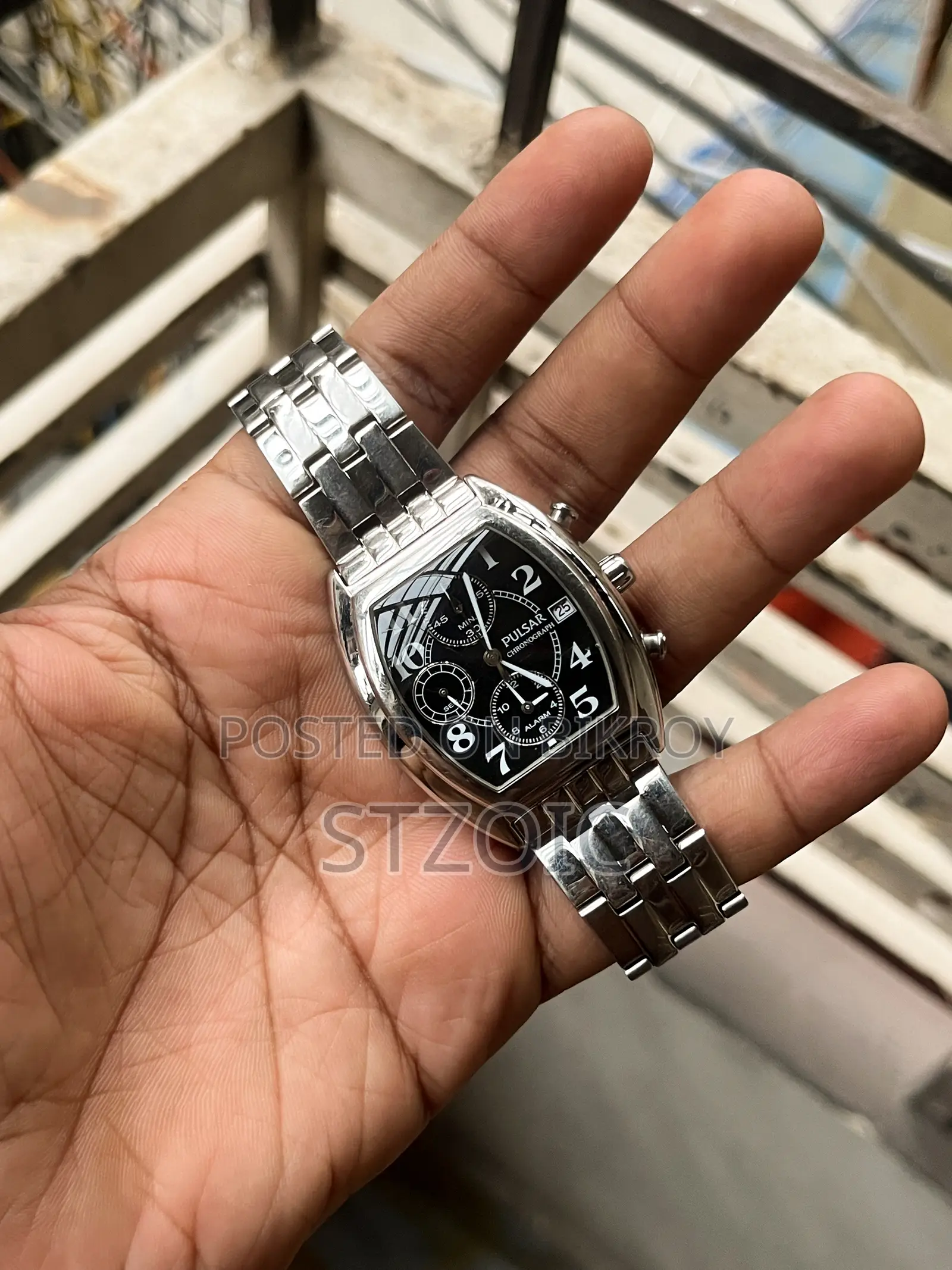 Seiko 7t62a Movement Pulsar Chronograph Men's Watch