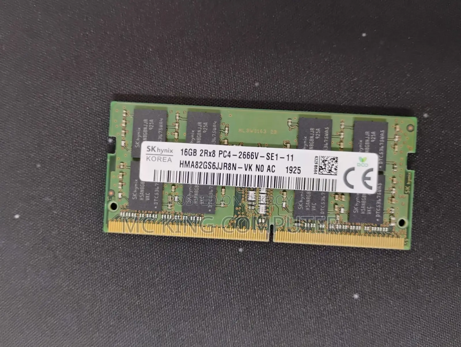 Sk-hynix DDR4 16GB Laptop RAM, 2666MHz