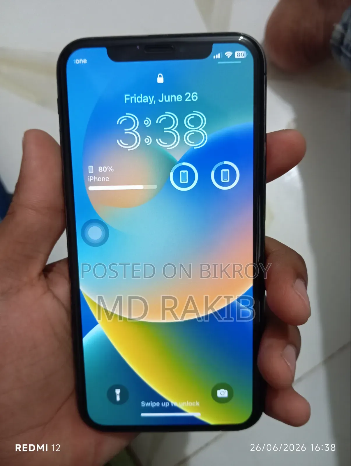 Apple iPhone X 64 GB Black