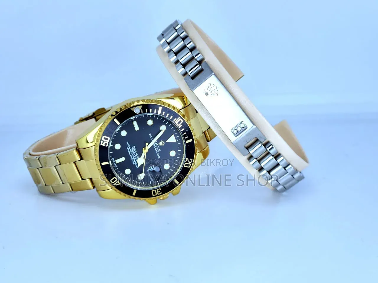 Rolex Submariner. Oyster Perpetual Datejust With Superlative.