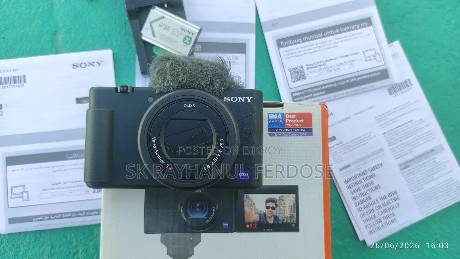 Sony Zv-1 Vlog Camera for Sale