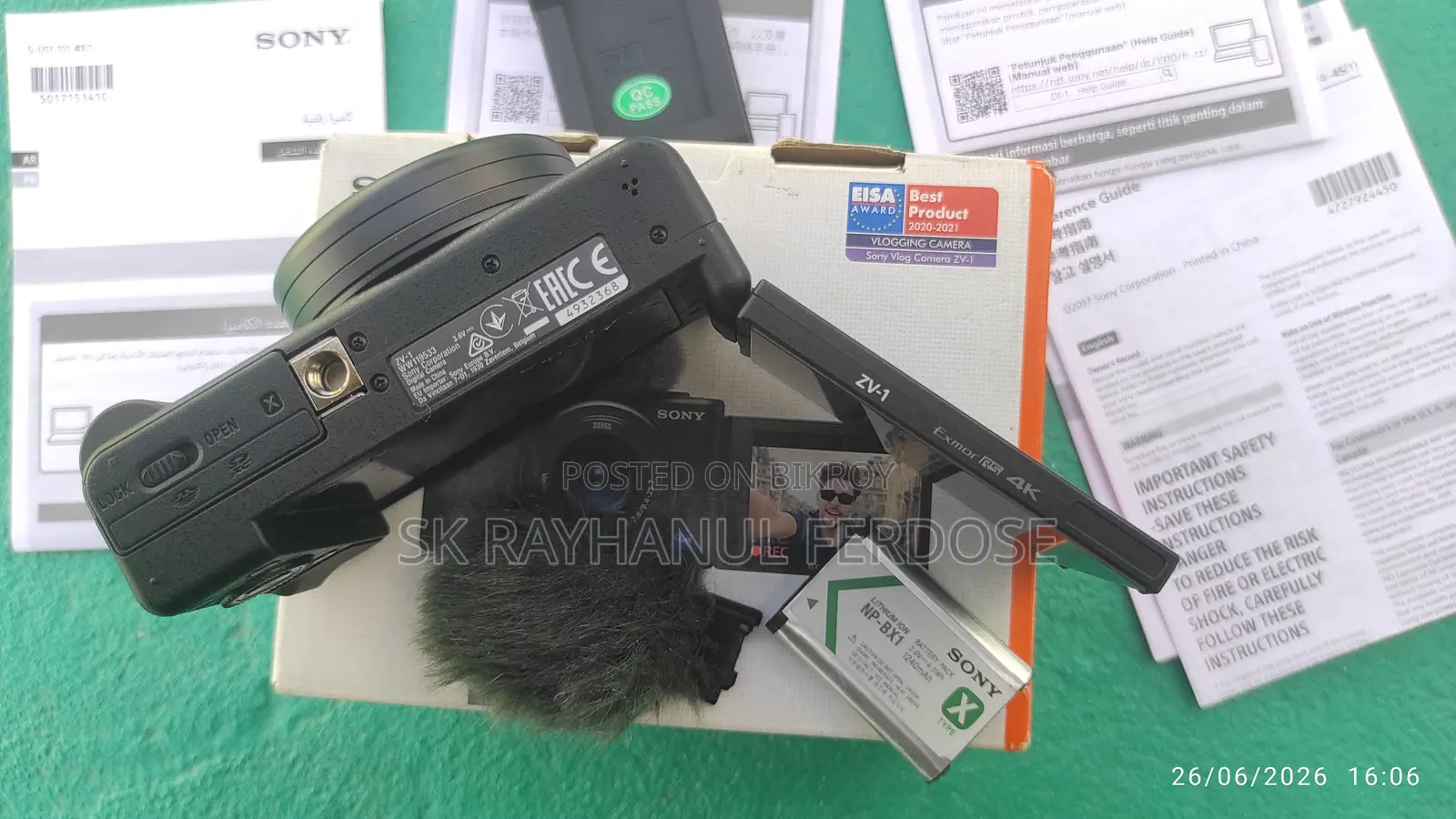 Sony Zv-1 Vlog Camera for Sale