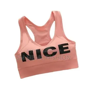 Tank Tops Simple Style Letter Women's Sports Bra