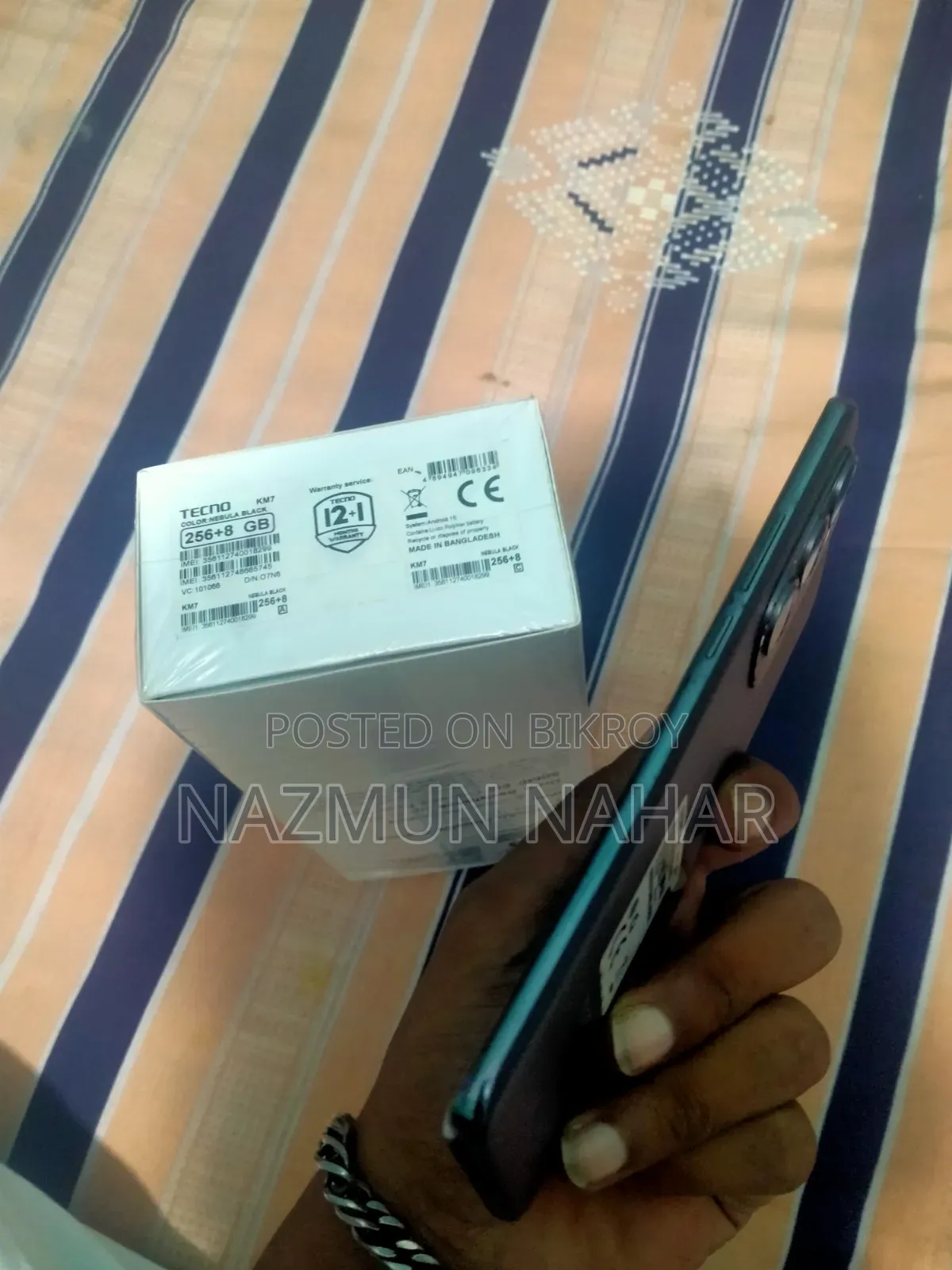 নতুন টেকনো স্পার্ক ৪০ প্রো ২৫৬ জিবি কালো