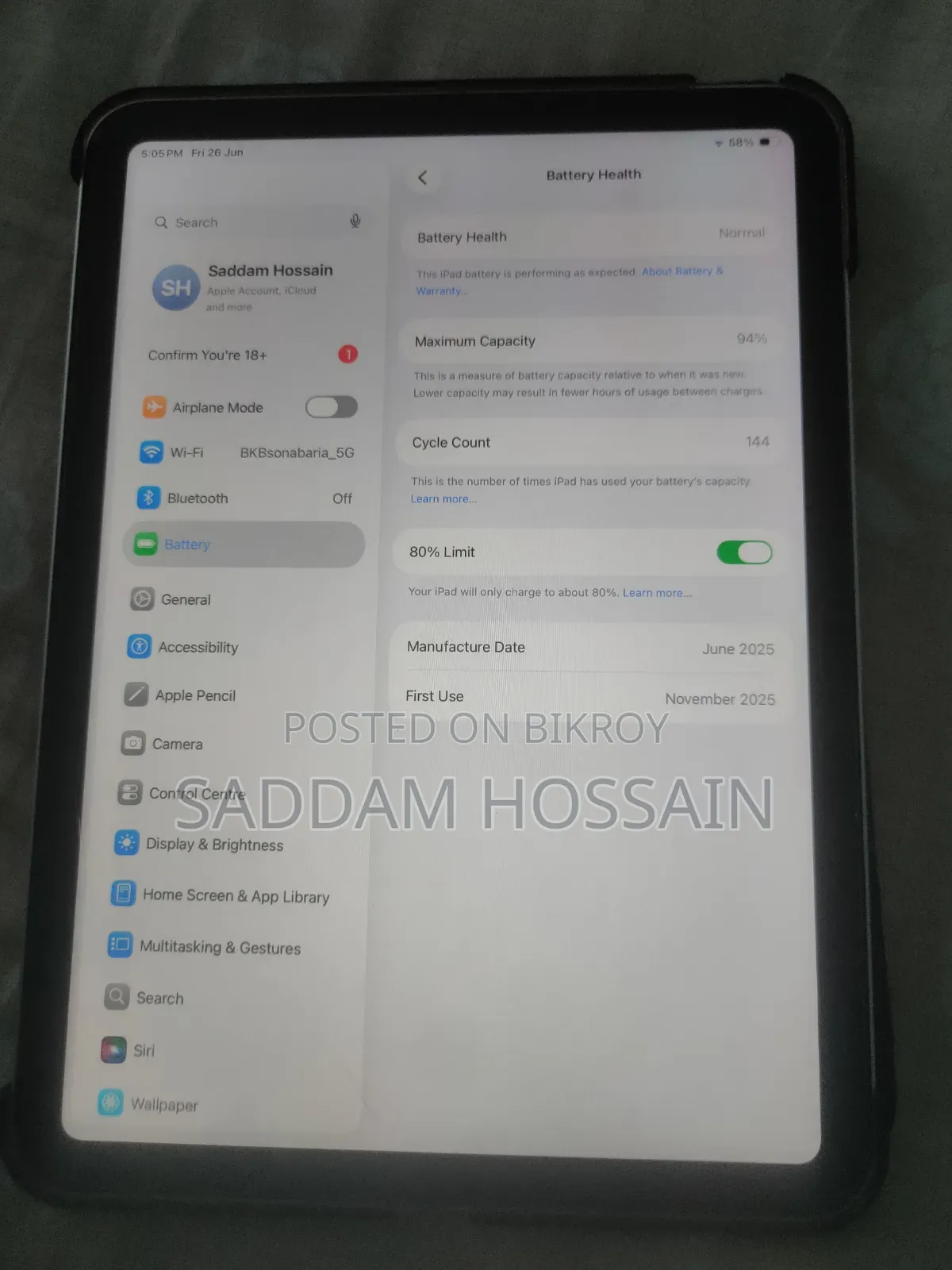 Apple iPad (2025) 128 GB Silver