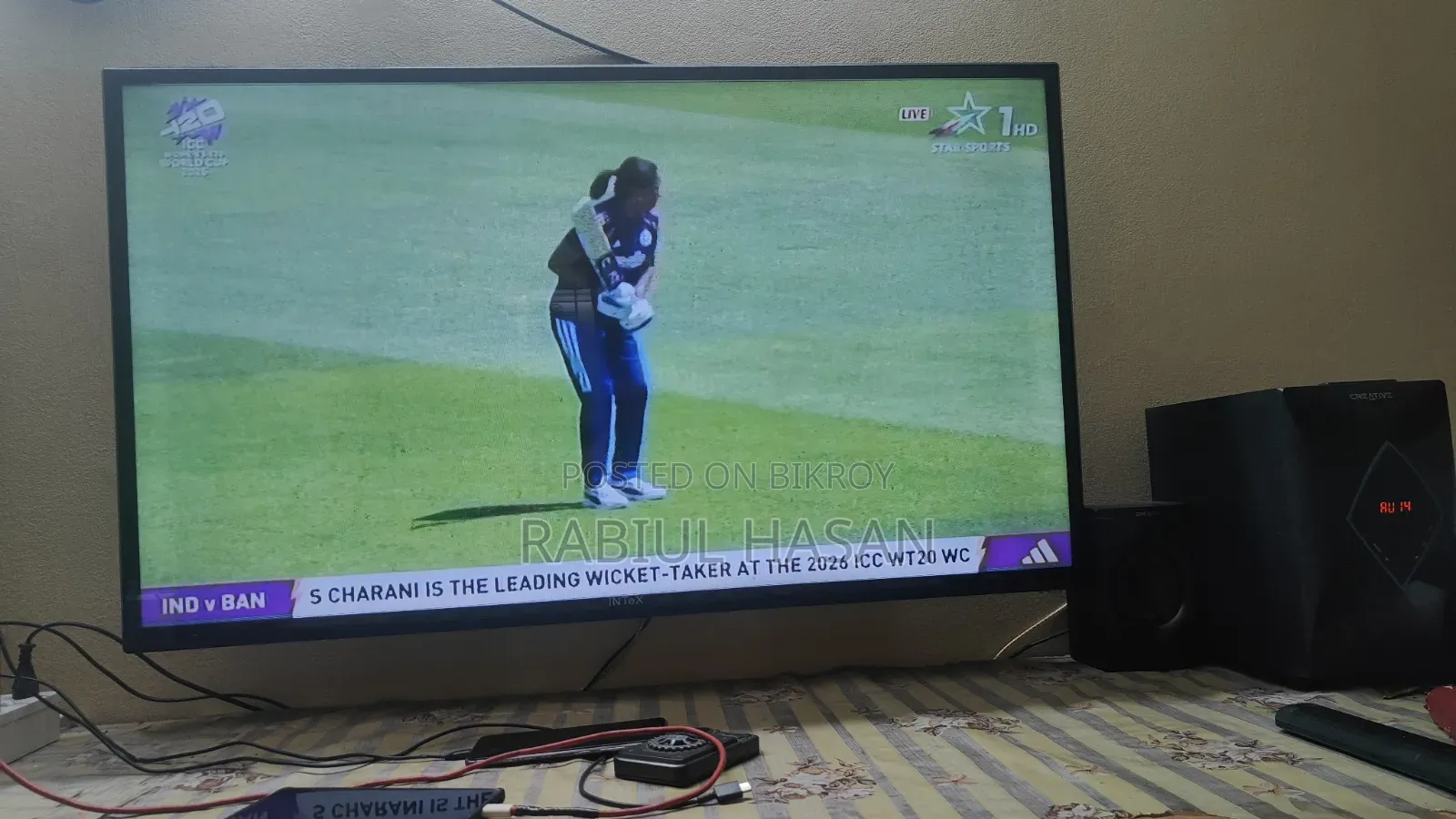 Intex 43" Android Voice Control Double Glass Tv