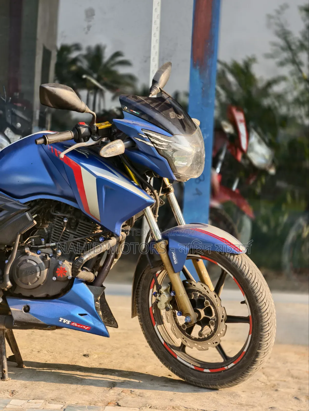 TVS Apache RTR 160 2V 2017 Blue