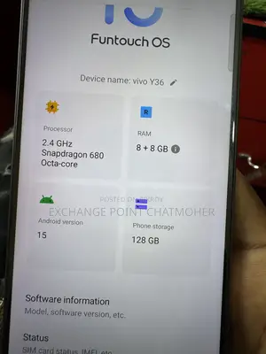 Vivo Y36 128 GB Black