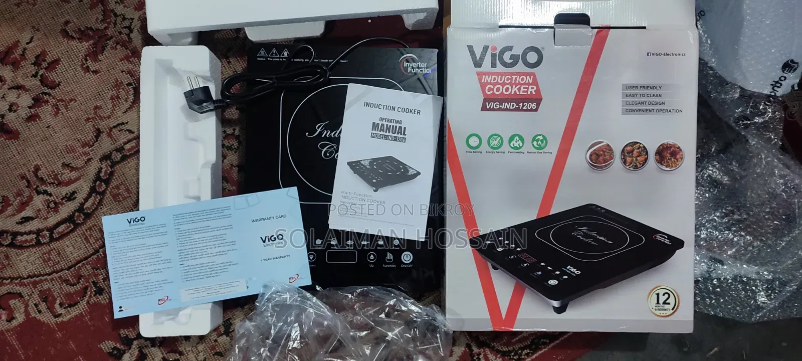 Vigo Induction Cooker Sell New