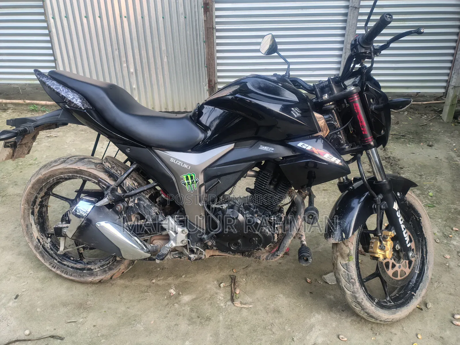 Suzuki Gixxer Monotone 2023 Black