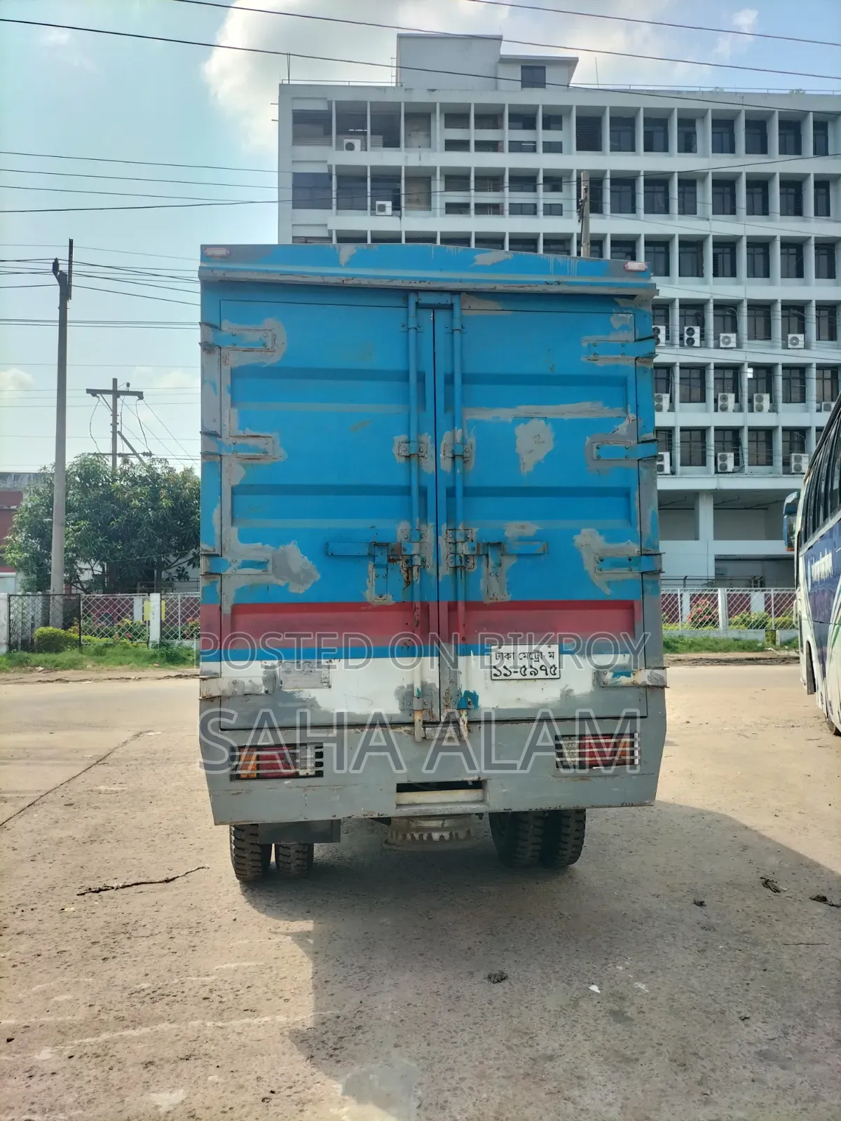 14 Feet Foton Covered Van 2013 Blue