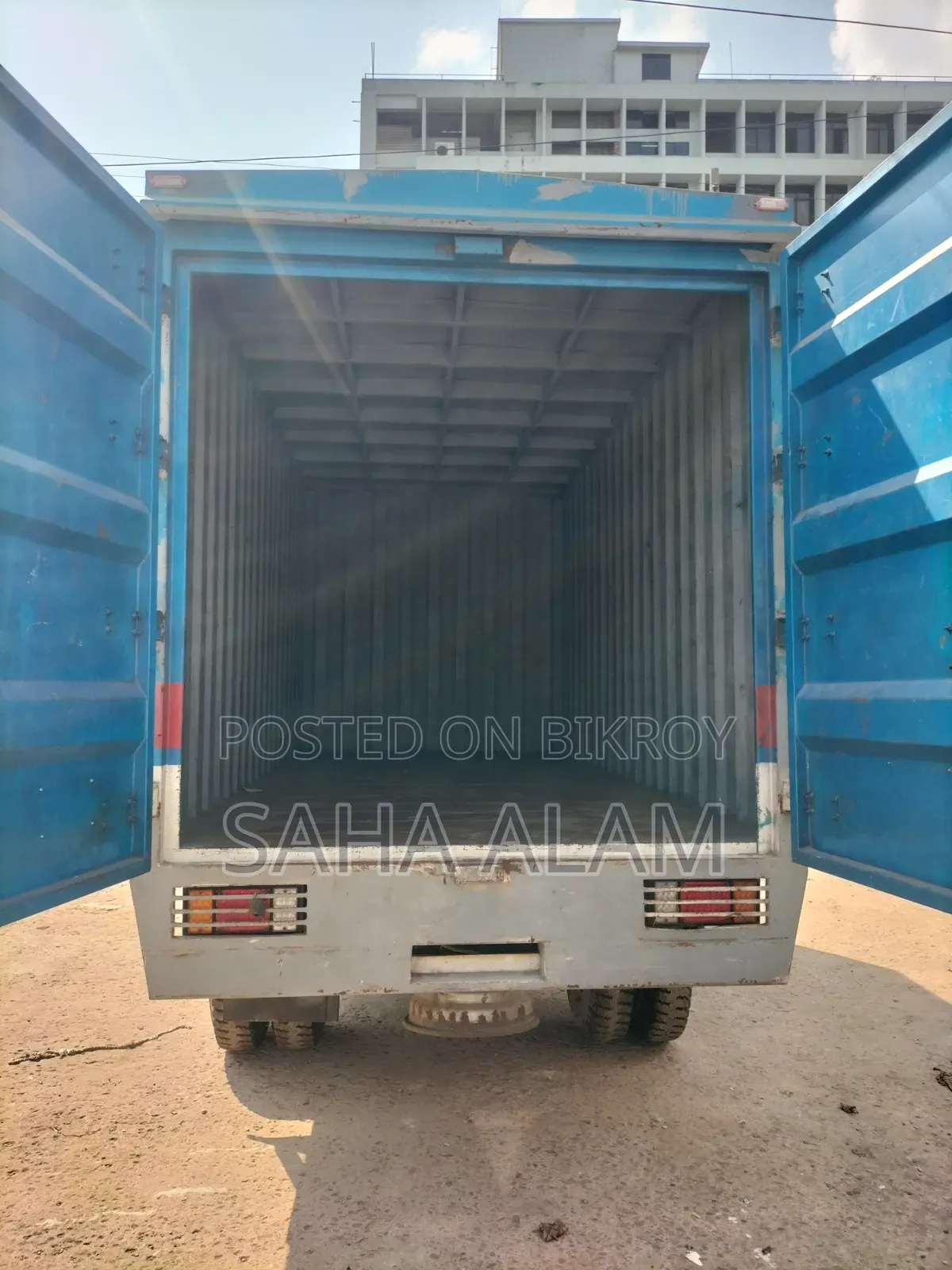 14 Feet Foton Covered Van 2013 Blue