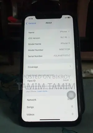Apple iPhone X 256 GB White