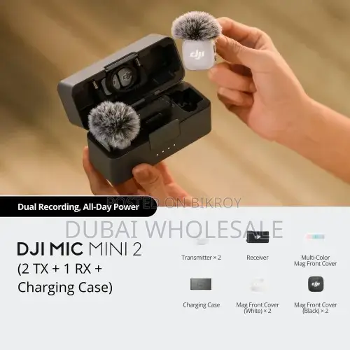 Dji Mic Mini 2 (2 Tx + 1 Rx + Charging Case)