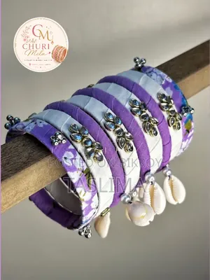 Handmade Premium Churi Collection..💜🤍 Bangles ✨❤️