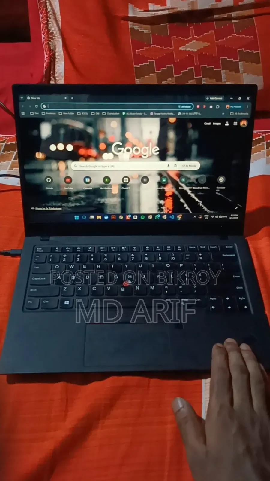 Laptop Lenovo ThinkPad X1 Carbon 16GB Intel Core i5 SSD 512GB