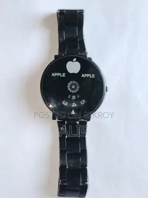 Black Analog Wrist Watch