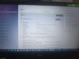 Laptop Acer Extensa 2520 8GB Intel Core I5 HDD 1T