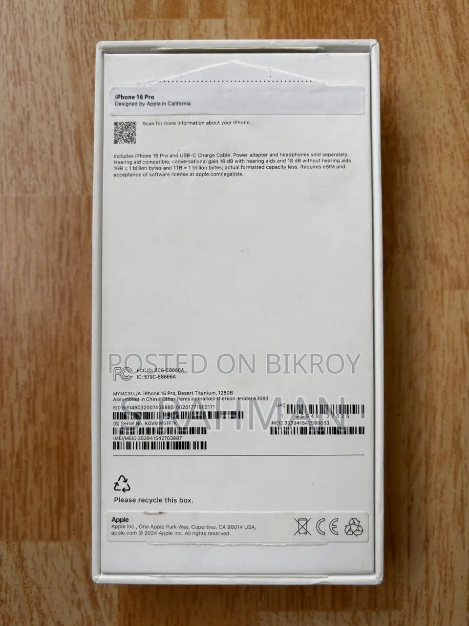 Apple iPhone 16 Pro 128 GB