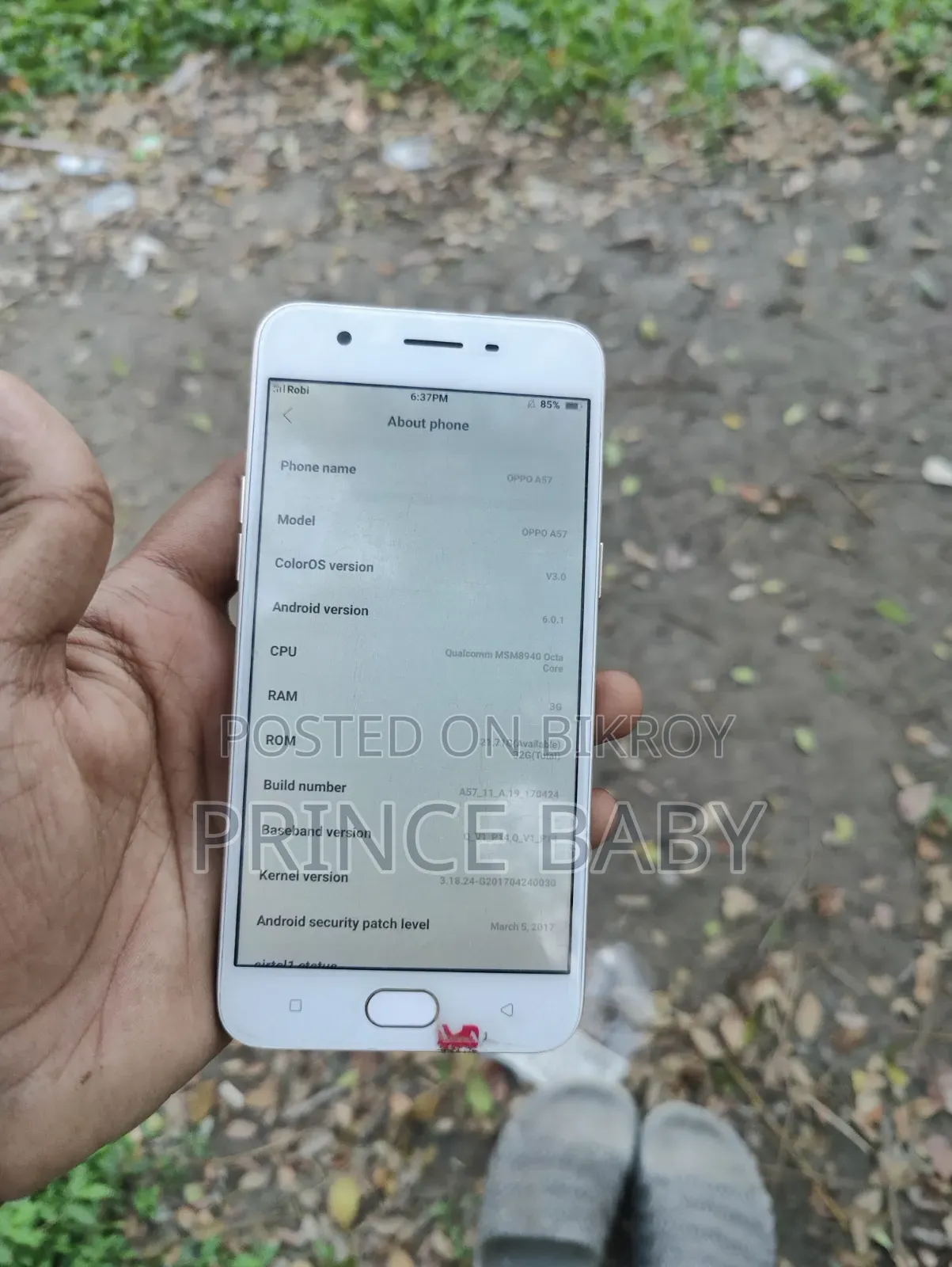 Oppo F1s 32 GB Rose Gold